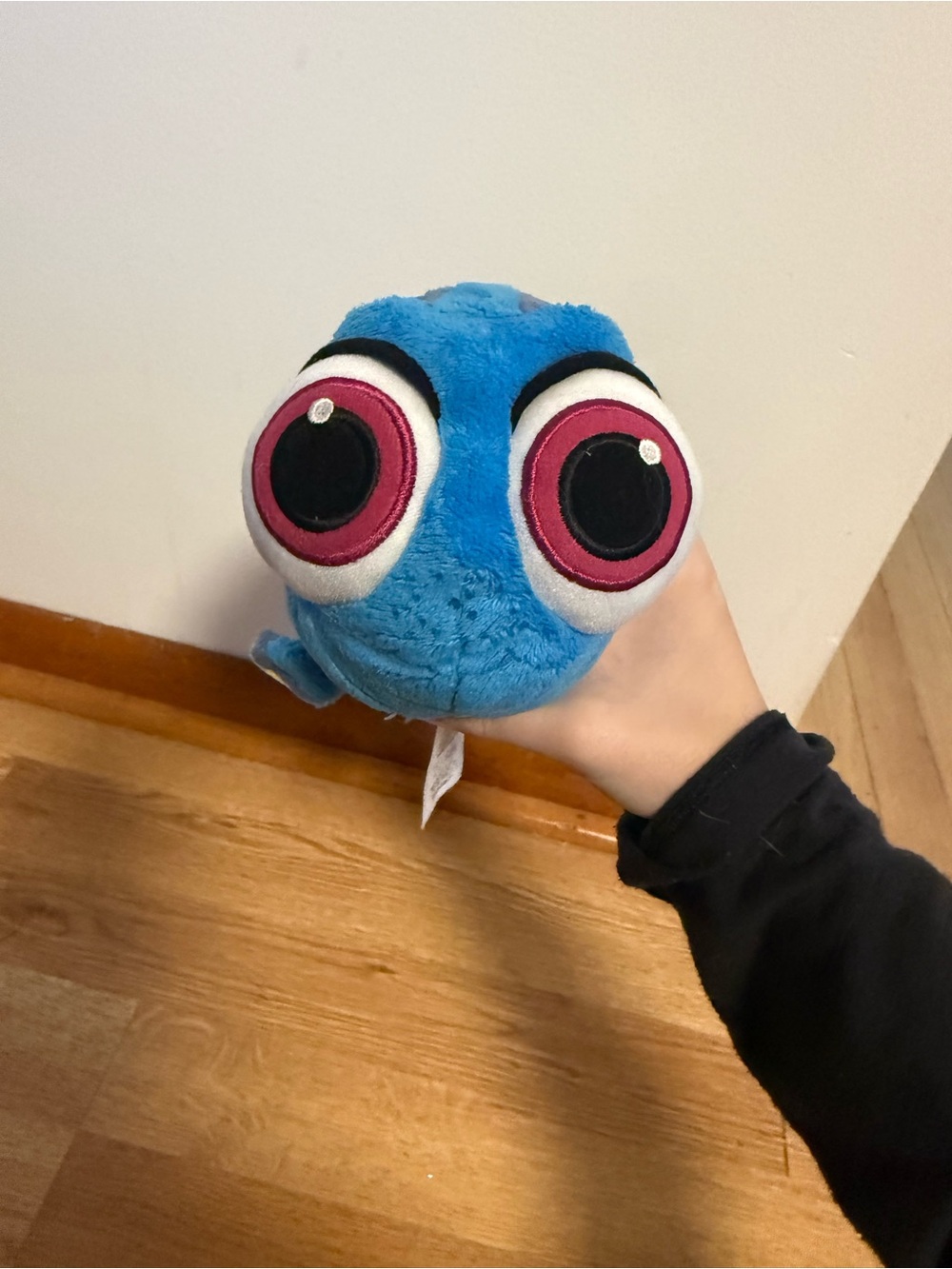 Disney Store Baby Dory Plush Finding Dory Nemo 8" Long Stuffed Animal Blue Fish